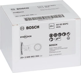 Bosch Professional AII65BSPC Wood SL HCS Tauchsägeblatt 65mm, 1 Stück