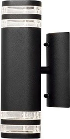 Konstsmide Modena GU10 35W 8.5cm Wandleuchte 2-flammig schwarz