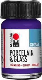 Marabu Porcelain & Glass Malfarbe Glänzend, violett, 15ml