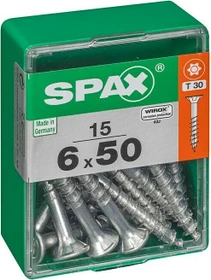 Spax WIROX A9J 4CUT T-STAR plus T30 Universalschraube, 6x50mm, 15 Stück