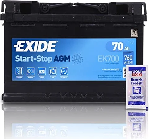 Exide AGM EK700