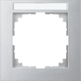 Merten System M M-Pure Rahmen 1fach Thermoplast edelmatt, aluminium
