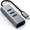 Satechi 2-in-1 USB-Hub, Space Gray, RJ-45, USB-C 3.0 [Stecker] Vorschaubild