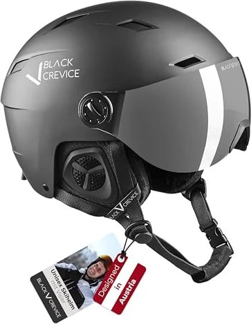 Black Crevice Kirchberg Helm schwarz