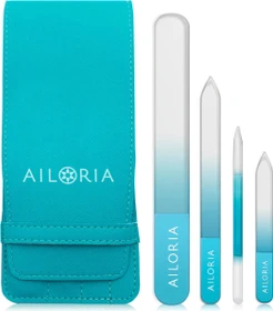 Ailoria Contour Maniküre/Pediküre-Set 4-teilig türkis