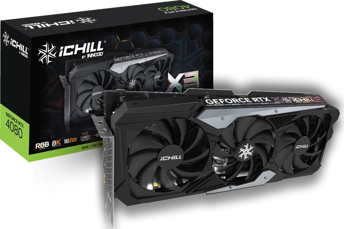 INNO3D GeForce RTX 4080 iCHILL X3, 16GB GDDR6X, HDMI, 3x DP