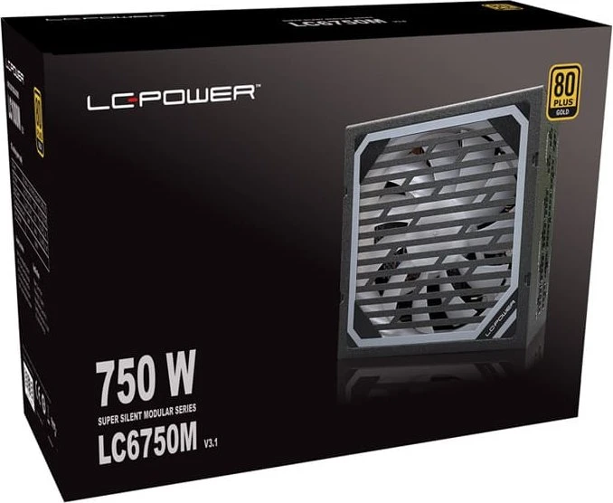 LC-Power LC6750M V3.1 Super Silent Modular 750W, ATX 3.1