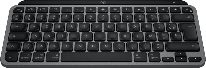 Logitech MX Keys Mini for Mac, Space Gray, schwarz/grau, LEDs weiß, Logi Bolt, USB/Bluetooth, FR