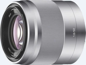 Sony E 50mm 1.8 OSS silber