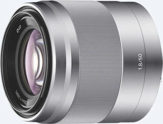 Sony E 50mm 1.8 OSS silber
