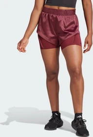 adidas Power Aeroready 2-in-1 Hose kurz shadow red/black (Damen)