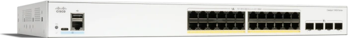 Cisco Catalyst 1300X Rackmount Gigabit Managed Switch, 24x RJ-45, 4x SFP28, 385W PoE+