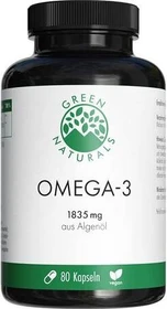 Green Naturals Omega-3 Vegan Kapseln, 80 Stück