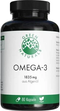 Green Naturals Omega-3 Vegan Kapseln, 80 Stück