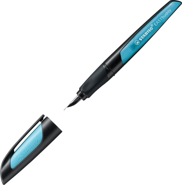 STABILO EASYbuddy schwarz/hellblau, rechte Hand, mittel
