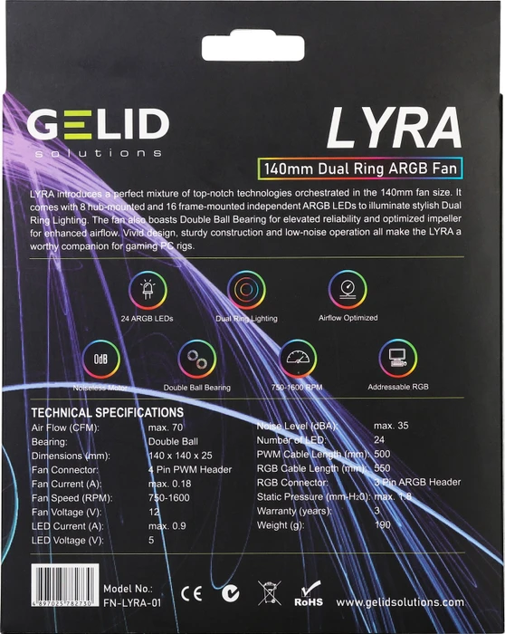 Gelid Solutions Lyra ARGB, 140mm