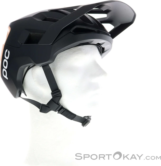 POC Kortal Helm uranium black/light citrine orange matt