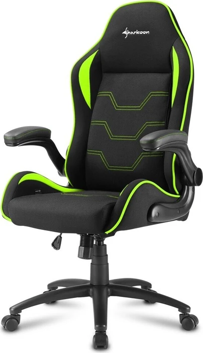 Sharkoon Elbrus 1 Gamingstuhl, schwarz/grün