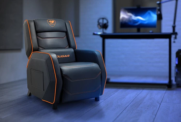Cougar Ranger S Gaming-Sofa, schwarz/orange