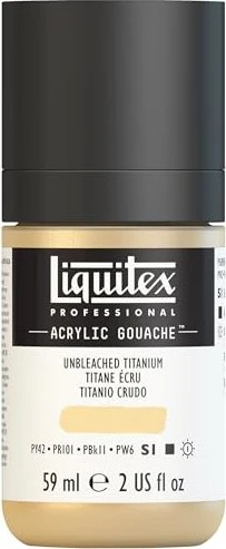 Liquitex Professional Acrylic Gouache unbleached titanium, 59ml