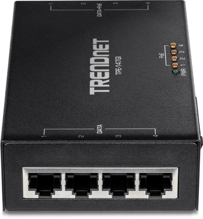 TRENDnet Desktop Gigabit PoE-Injektor, 8x RJ-45, 65W PoE+