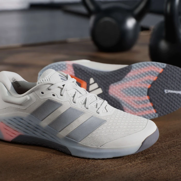 adidas Dropset 4 orbit grey/iron metallic/lucid orange