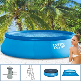 Intex Easy Set Quick-Up Pool Set rund 457x107cm