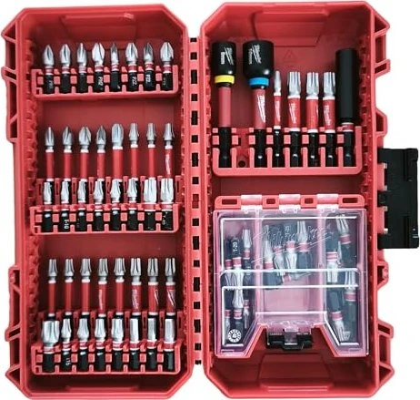 Milwaukee Shockwave Impact Duty Bitset inkl. Werkzeugbox, 75-tlg.