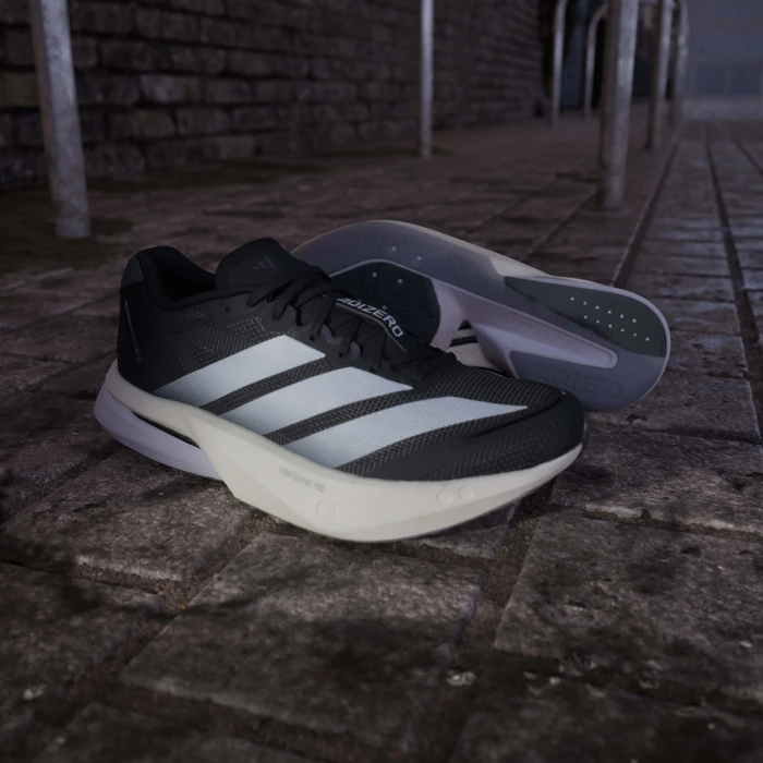 adidas Adizero Boston 13 core black/cloud white/grey five (Damen)