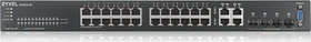 Zyxel GS2220 Rackmount Gigabit Managed Switch, 24x RJ-45, 4x RJ-45/SFP (GS2220-28-EU0101F)