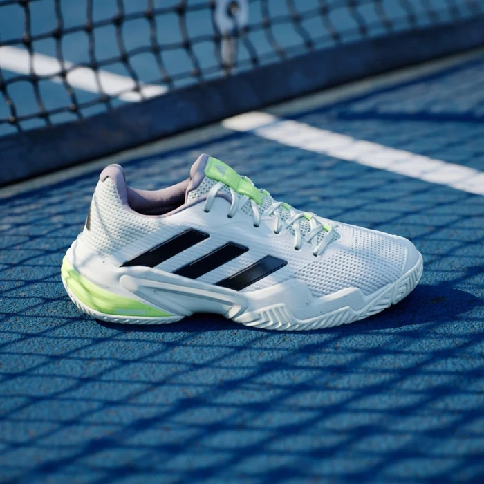 adidas Barricade 13 cloud white/core black/crystal jade (Damen)