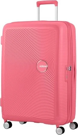 American Tourister Soundbox Spinner erweiterbar L sun kissed coral