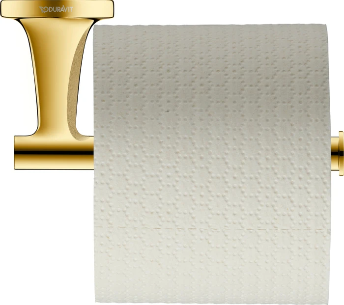 Duravit Starck T Papierrollenhalter gold poliert
