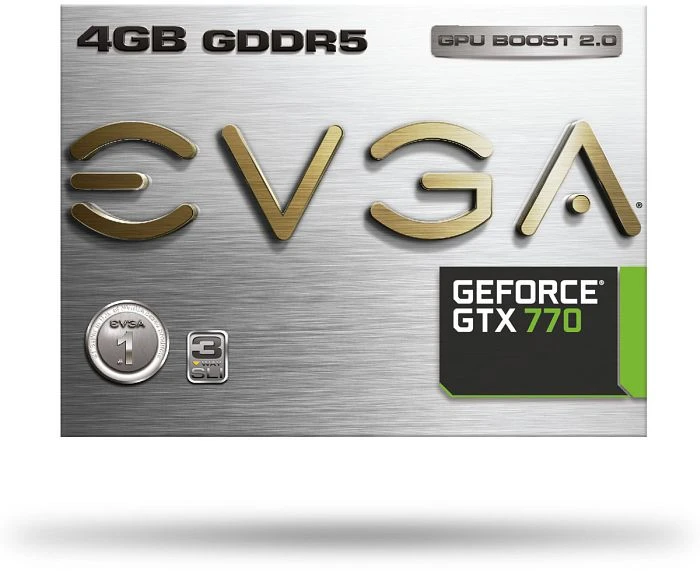 EVGA GeForce GTX 770 EVGA Cooler, 4GB GDDR5, 2x DVI, HDMI, DP