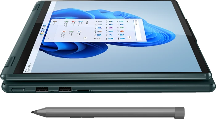 Lenovo Yoga 6 13ALC7 - Aluminium, Dark Teal, Ryzen 5 5500U, 8GB RAM, 512GB SSD, DE