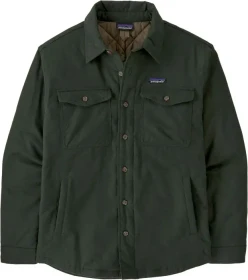 Patagonia Lightweight Insulated Fjord Flannel Hemd langarm old growth green (Herren)