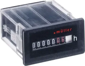 Hugo Müller Betriebsstundenzähler BW 30.18 230 V 50 Hz