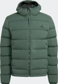 adidas Helionic Soft Hooded Jacke green oxide (Herren)