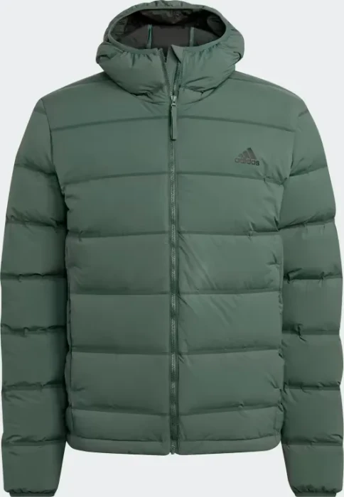 adidas Helionic Soft Hooded Jacke green oxide (Herren)