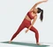 adidas All Me Essentials Full-Length Hose lang preloved ruby (Damen) Vorschaubild