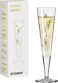 Ritzenhoff Goldnacht Champagnerglas von Marvin Benzoni 205ml