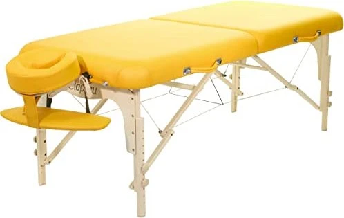 Clap Tzu Physio One Classic Koffer-Massagetisch gelb