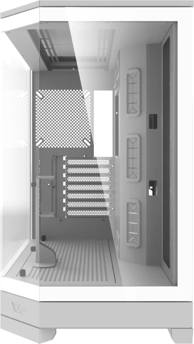 DarkFlash DQX90 White, Glasfenster