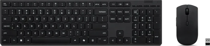 Lenovo Professional Wireless Rechargeable Combo Keyboard and Mouse, mit Copilot-Taste