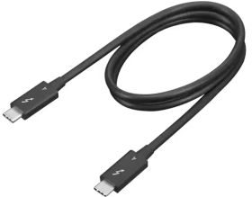 Lenovo Thunderbolt 4 Kabel, 100W, schwarz, 0.7m (verschiedene Markenbezeichnungen)