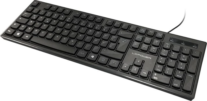 LC-Power BK-903 Keyboard, schwarz, USB, DE