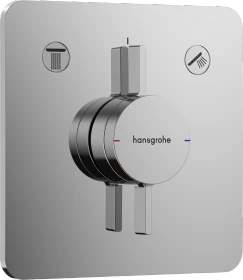 Hansgrohe DuoTurn Q Thermostat mit 2 Ventilen chrom