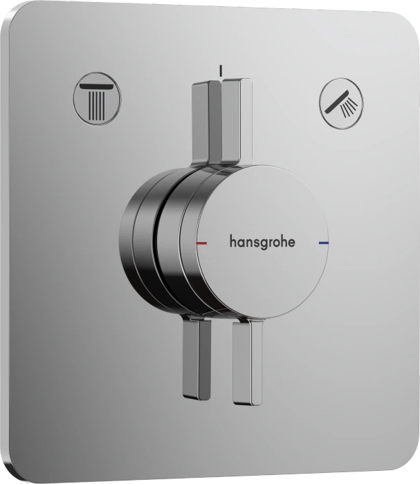 Hansgrohe DuoTurn Q Thermostat mit 2 Ventilen chrom