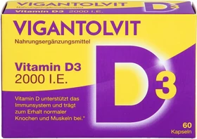 Vigantolvit Vitamin D3 2000 I.E. Weichkapseln, 60 Stück