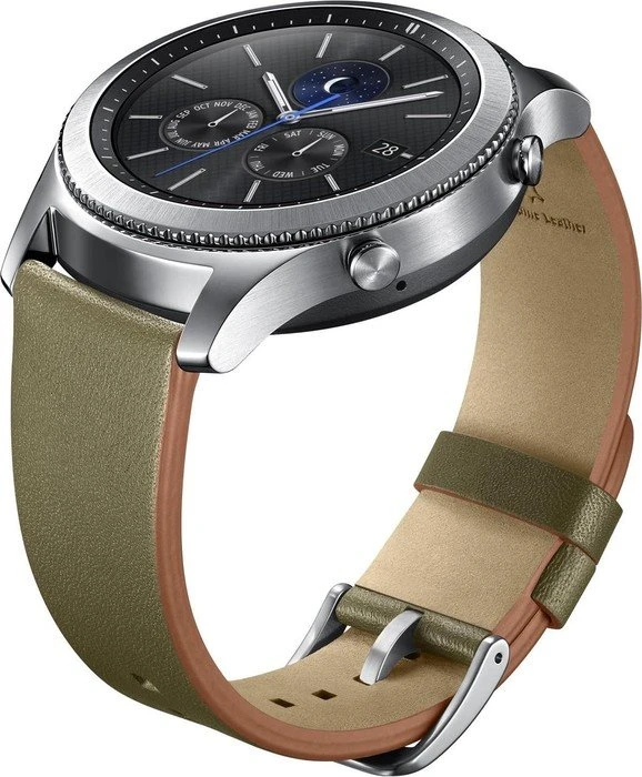 Samsung Lederarmband für Samsung Gear S3 olivgrün